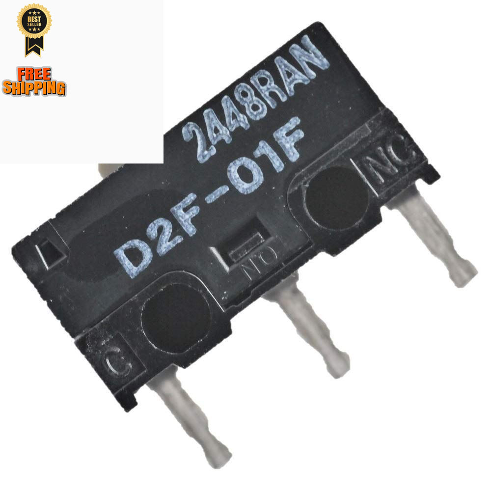 Pack of 4 OMRON D2F-01F Microswitch SPDT Subminiature Compatible Mouse Switch
