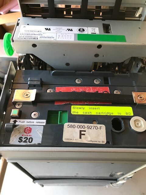 Fujitsu Frontech BDU cash collector ???