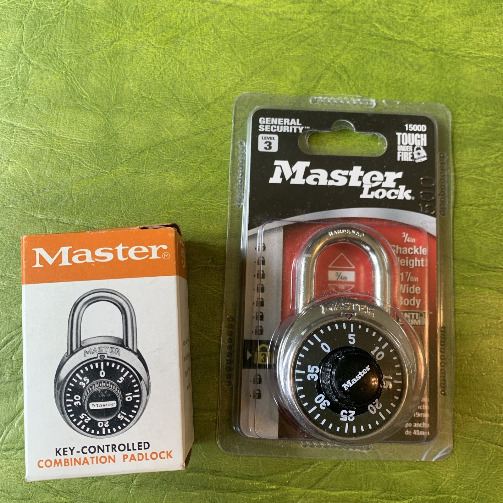 NOS Milwaukee Wisconsin Master Locks Padlock Combination Dial In Box Package 2