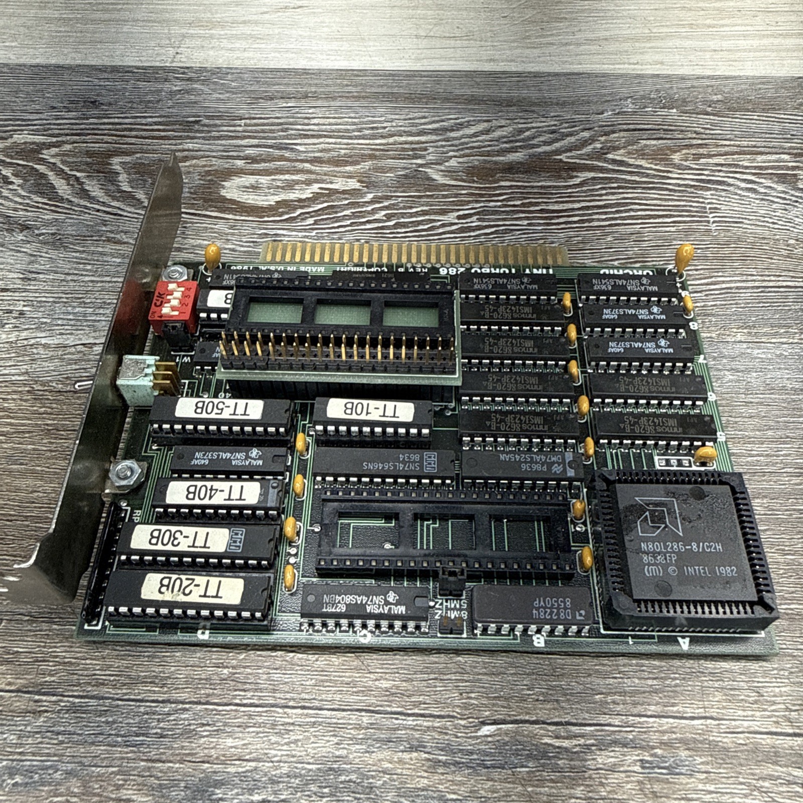 Retro Vintage Orchid Tiny Turbo 286 Accelerator For IBM PCs REV B - Untested