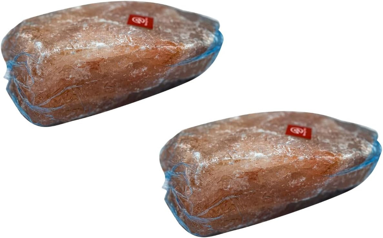 Himalayan Mineral Salt Rock for Deer (2-Pack) – Organic Pink Salt Block, 6-8Lbs
