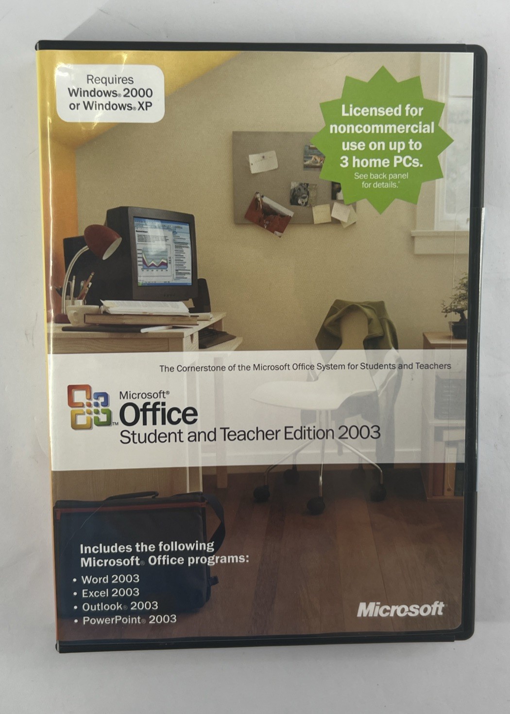 Microsoft Office Student and Teacher Edition 2003 Word Excel New Factory Sealed