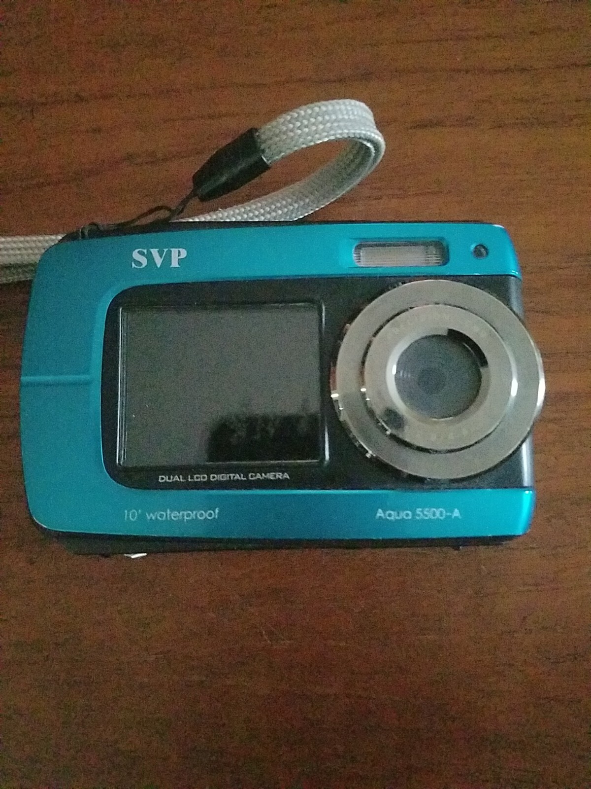 SVP Waterproof 18  Mega Pixel Digital Camera AQUA 5500-A Dual LCD 2.7” Display.