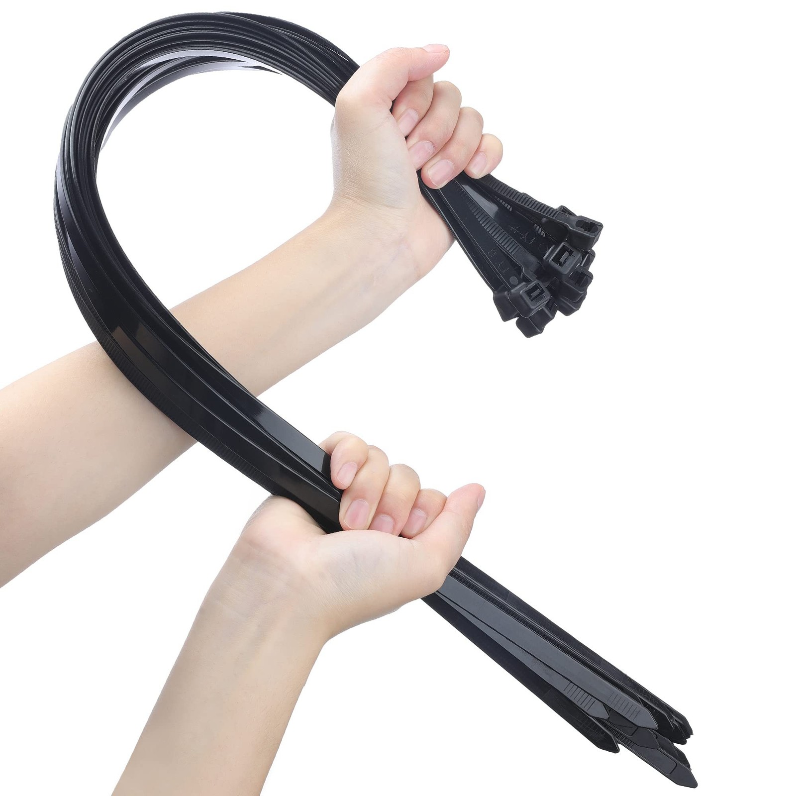 26 Inches Large Zip Ties Heavy Duty 30 Packs - Max Load 200 LBS, Work Temp 5 ...
