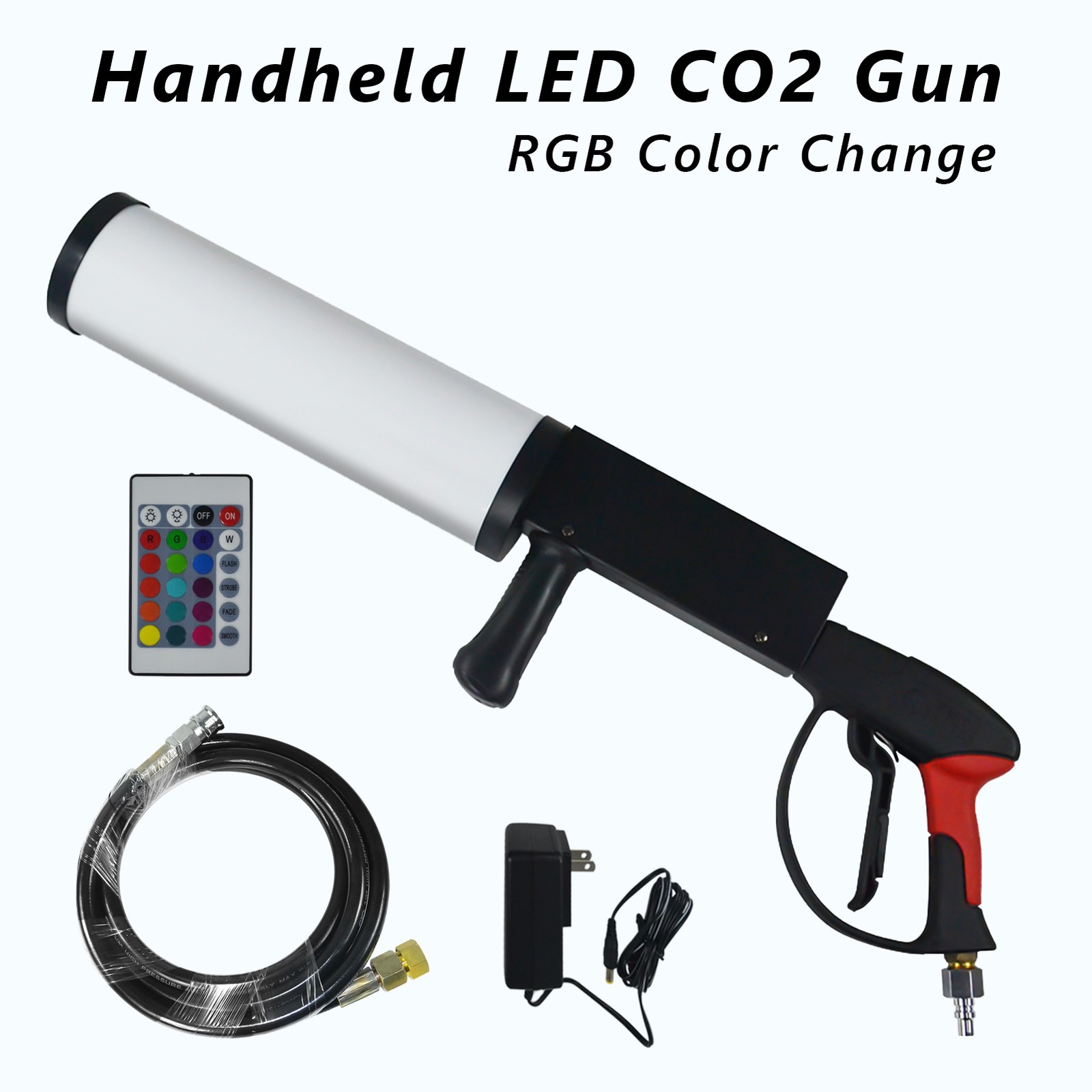 LED CO2 Gun Cryo Fog Stage Effect CO2 Jet Machine With 3M CO2 Hose | USA STOCK
