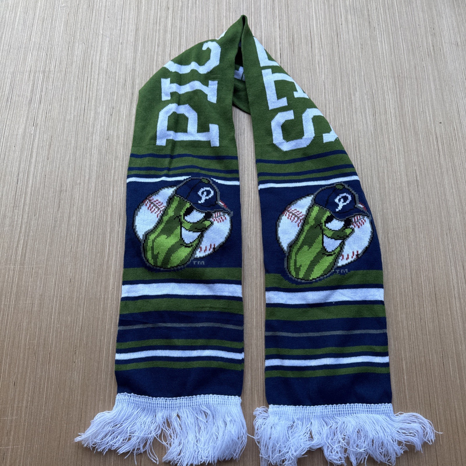 Portland Pickles Baseball Scarf SGA Oregon MiLB Minor League Baseball