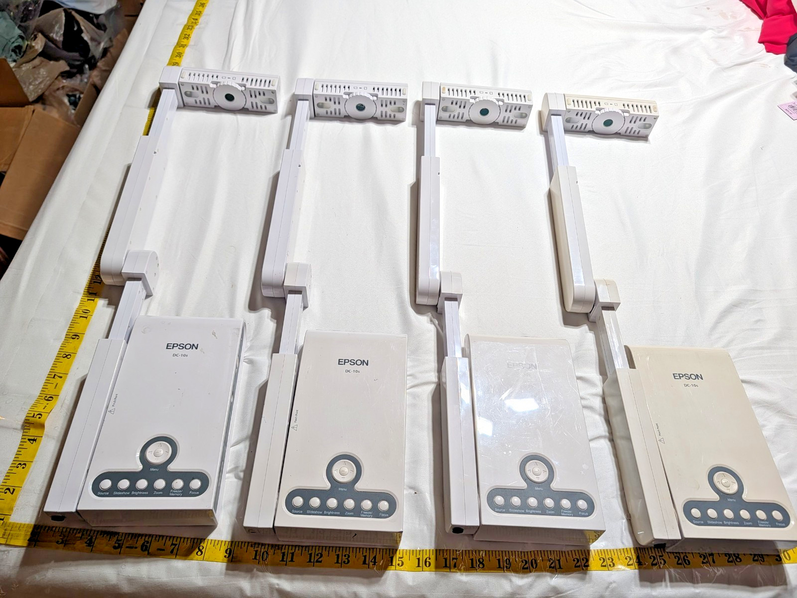 Epson ELP DC-10s 4 Pack Bundle Document Camera DC-10S No Power Cord Free Ship!!!