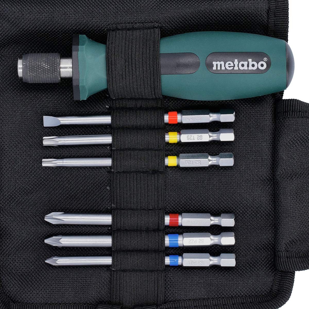 metabo 626723000 Bit-Roll-Wrap SP, 7-Piece