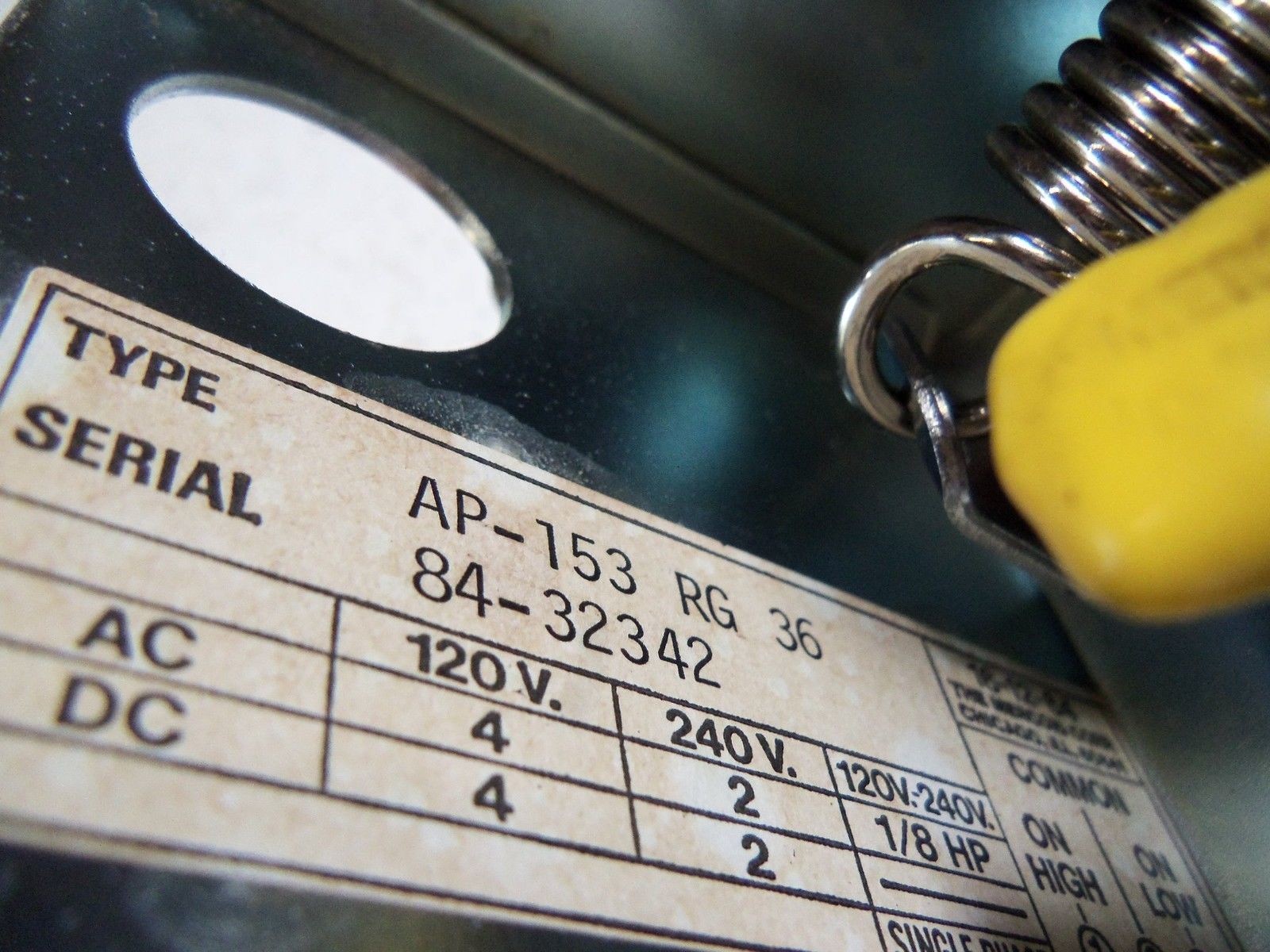 MERCOID CONTROLS AP-153-RG36 NSMP