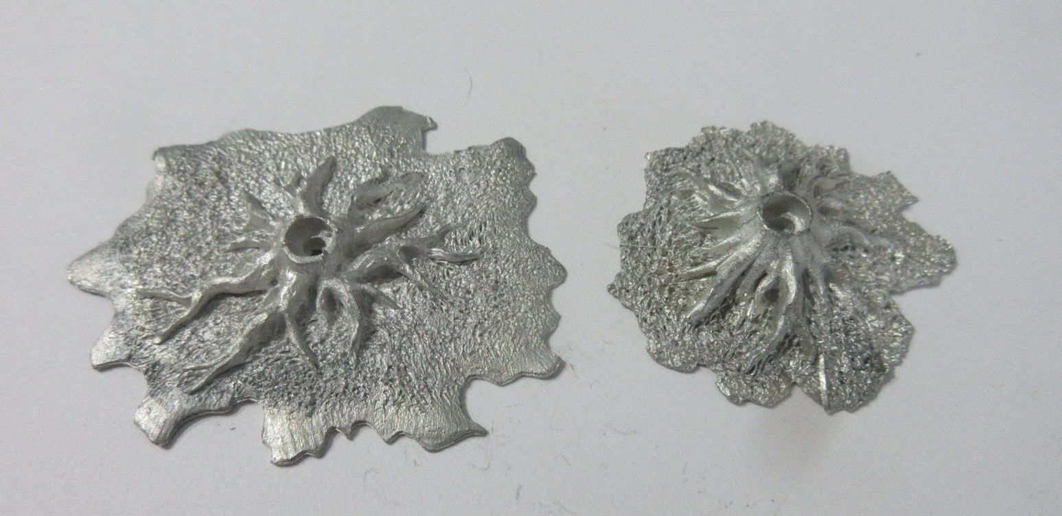 Warhammer Terrain D&D  Metal Tree Bases Limited Release 1989