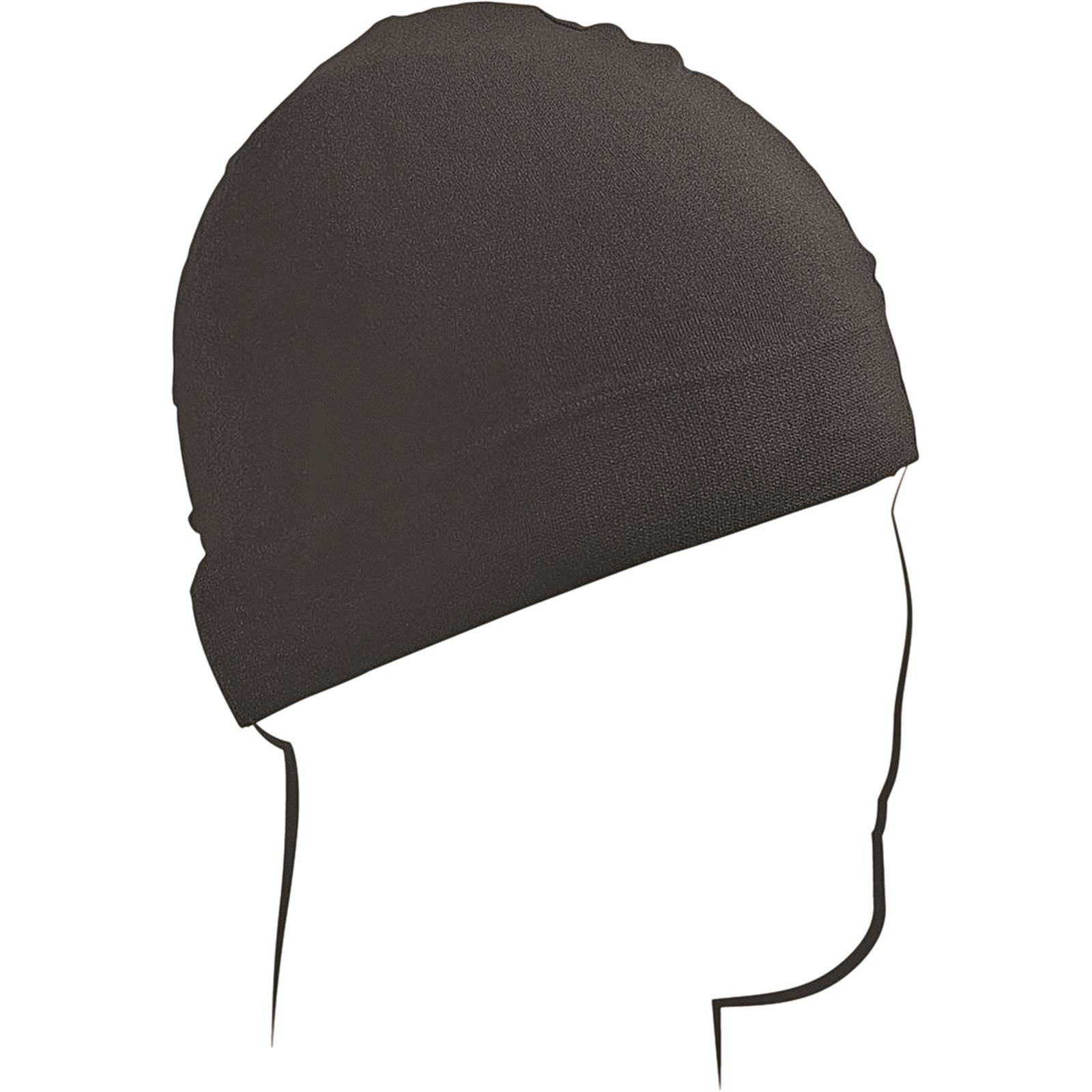 Zan Helmet Liner Nylon Dome Black ND001