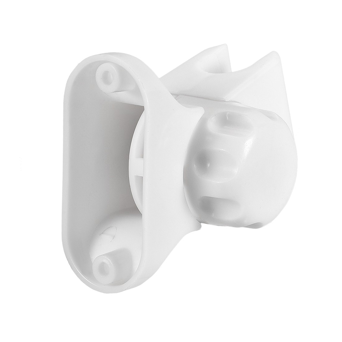 Shower Head Holder Adjustable ABS Wall Mount Bracket White 72x50x80mm