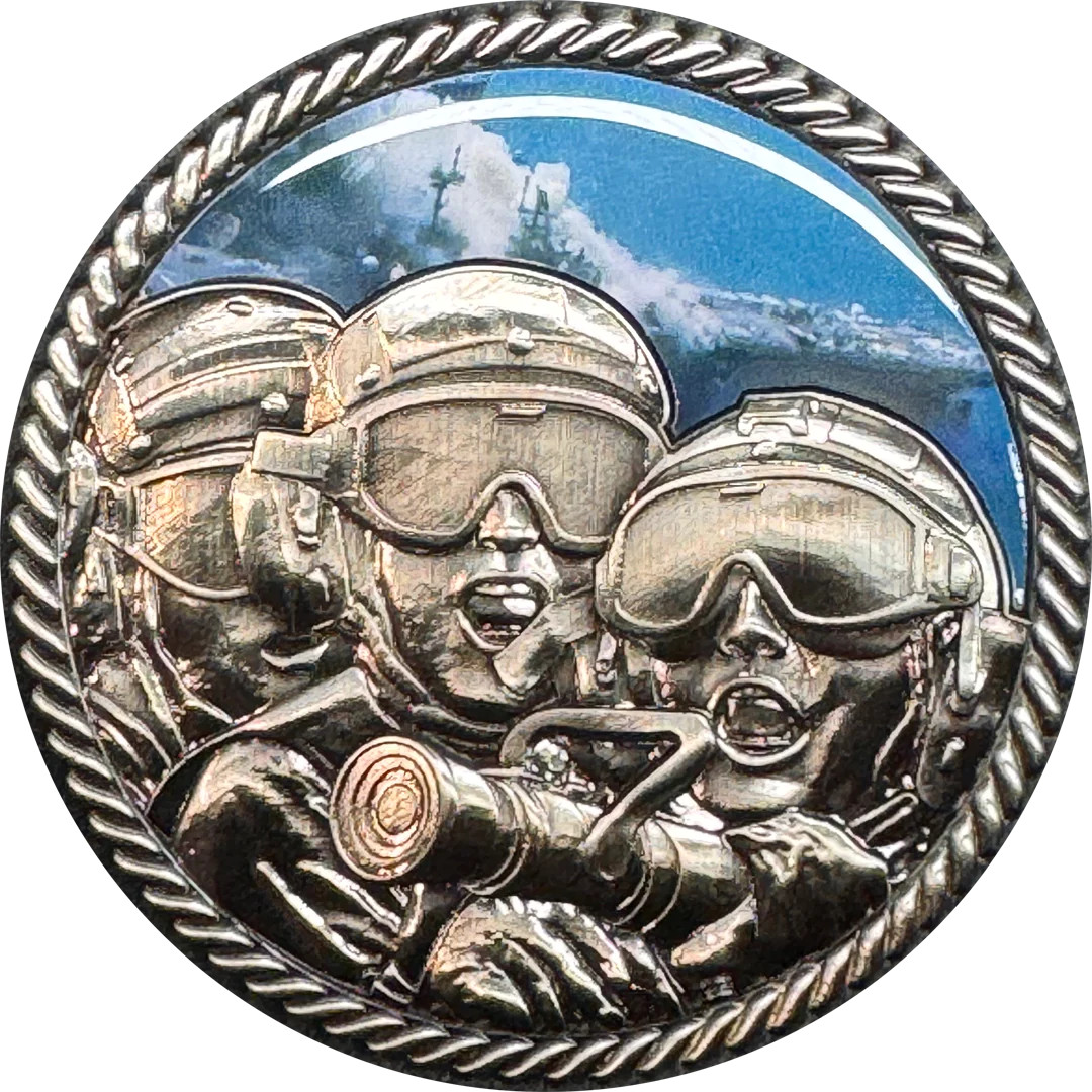BL17-014 USS Bonhomme Richard Challenge Coin Navy Wasp-class amphibious Naval as