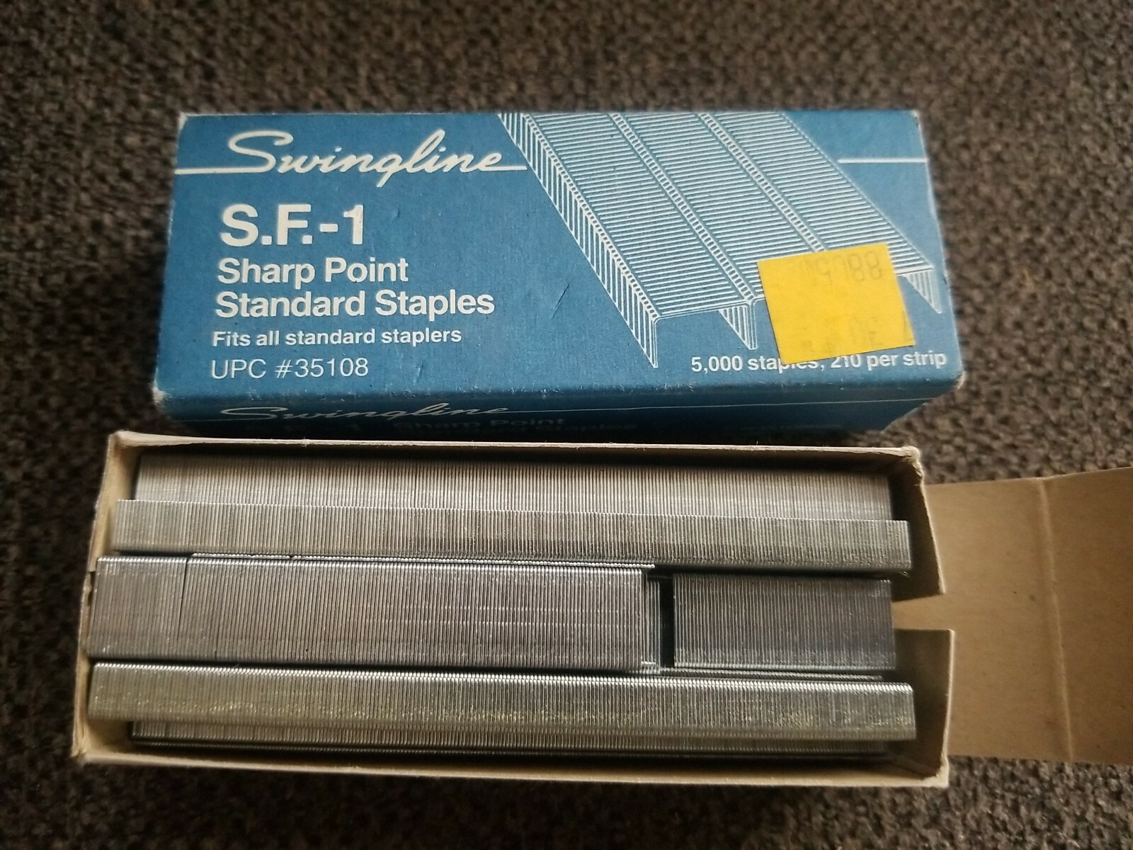 Vintage Swingline S.F.1 Sharp Point 35108 Staples 1/1 on Ebay. 90% full.