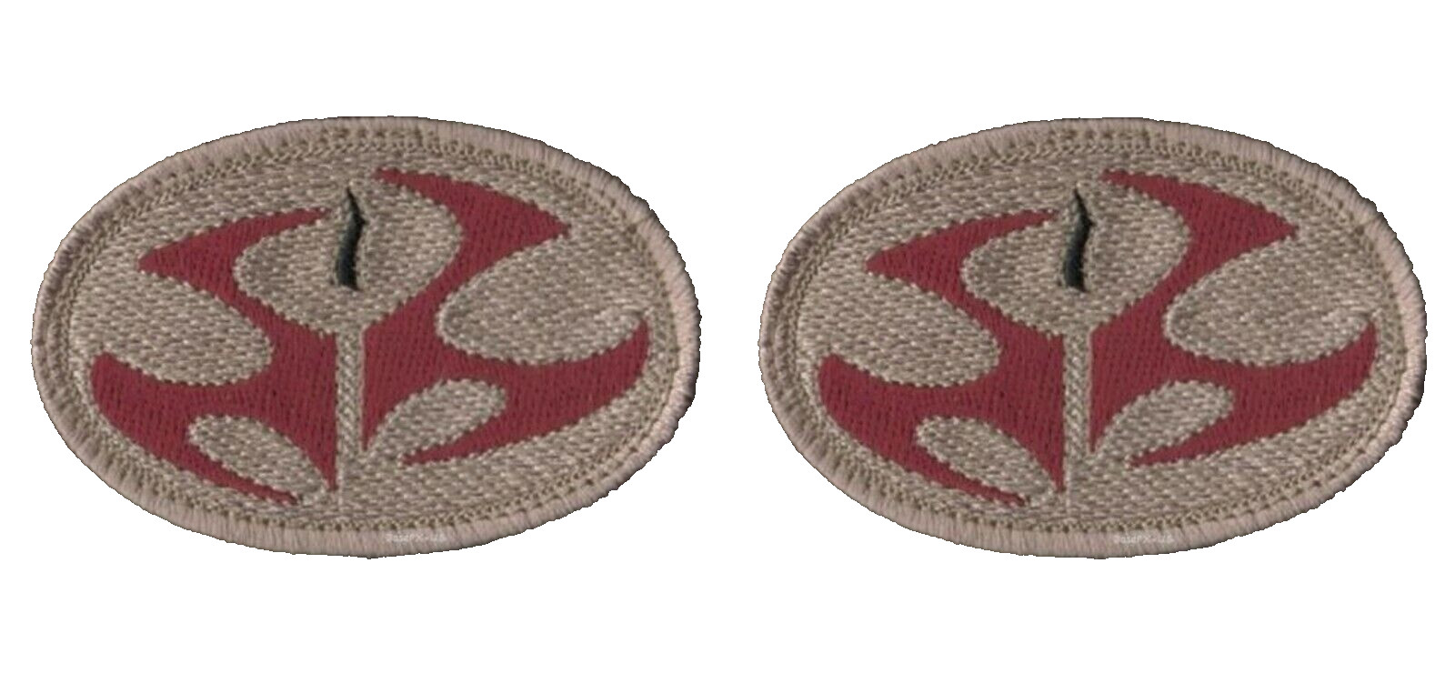 JSOC SP OPS JOINT TASK FORCE JTF AFGHANISTAN vêlkrö 2" 2-PC: RED BERET HITMAN