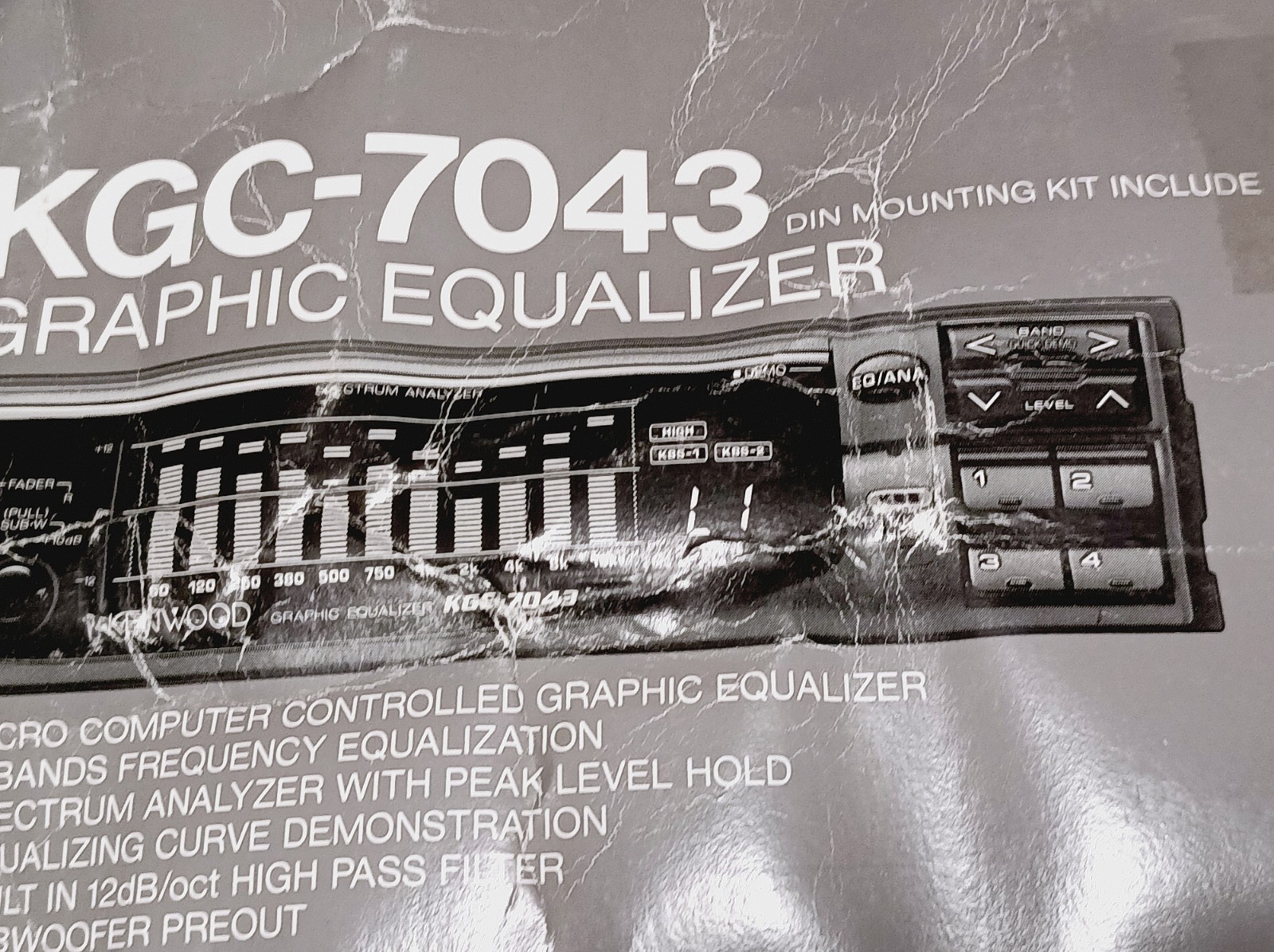 Kenwood KGC-7043 Rare Spectrum Equalizer