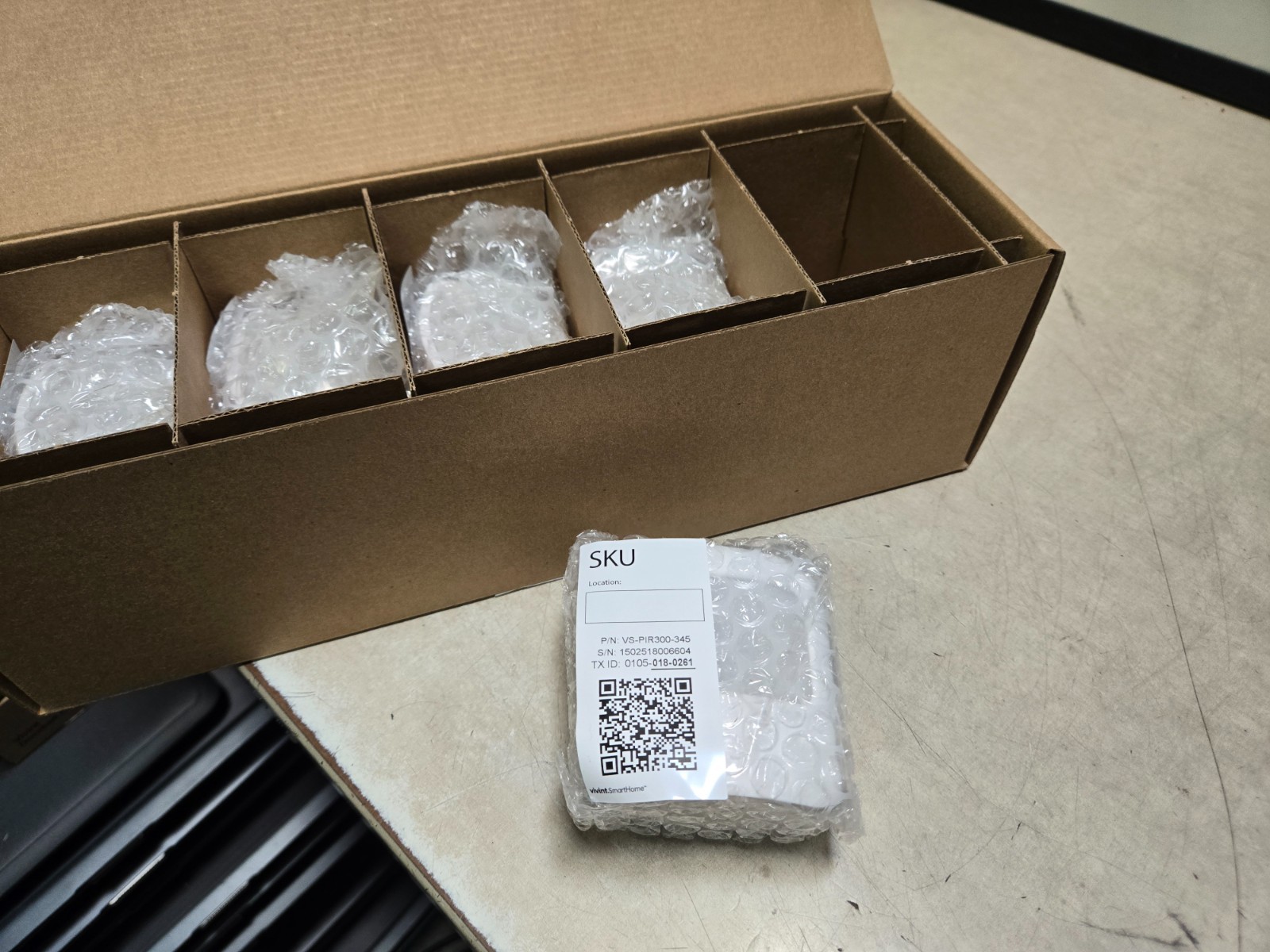 Box of 5 Vivint VS-PIR300-345 Wireless Passive Infrared Motion Sensor