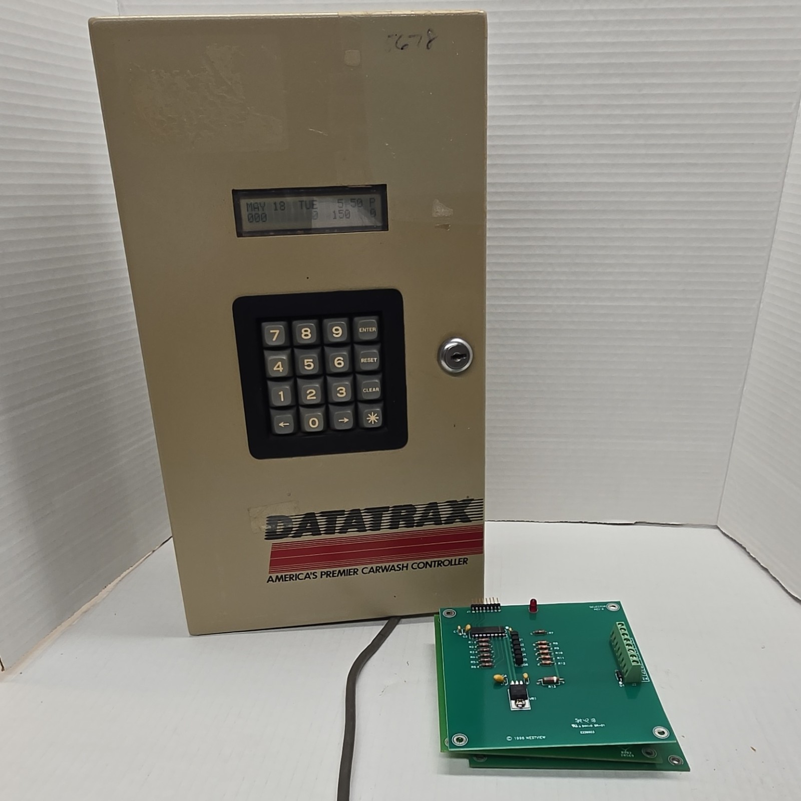 DATATRAX Controller Panel with Keypad, Circuit Boards, Control Panels & Keypads