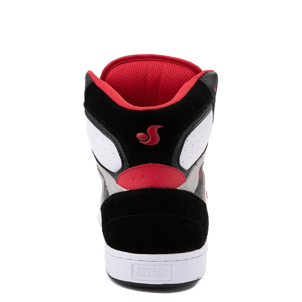 Mens DVS Honcho Skateboarding Shoes NIB White Black Red Suede