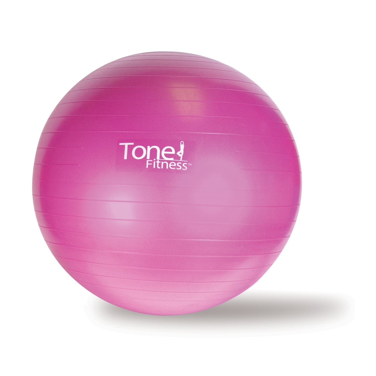 Tone Fitness Stability Ball / Exercise Ball | Exercise Equipment Pink 55 Cent...