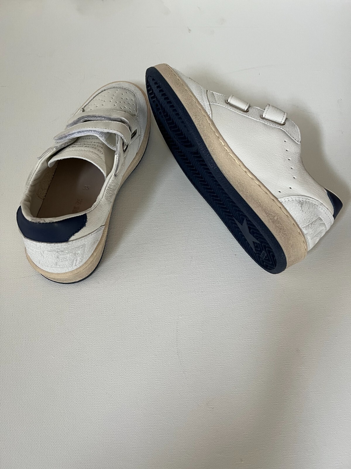 New Authentic Leather GOLDEN GOOSE Ballstar, Size US 5 / Euro 35, Expedited