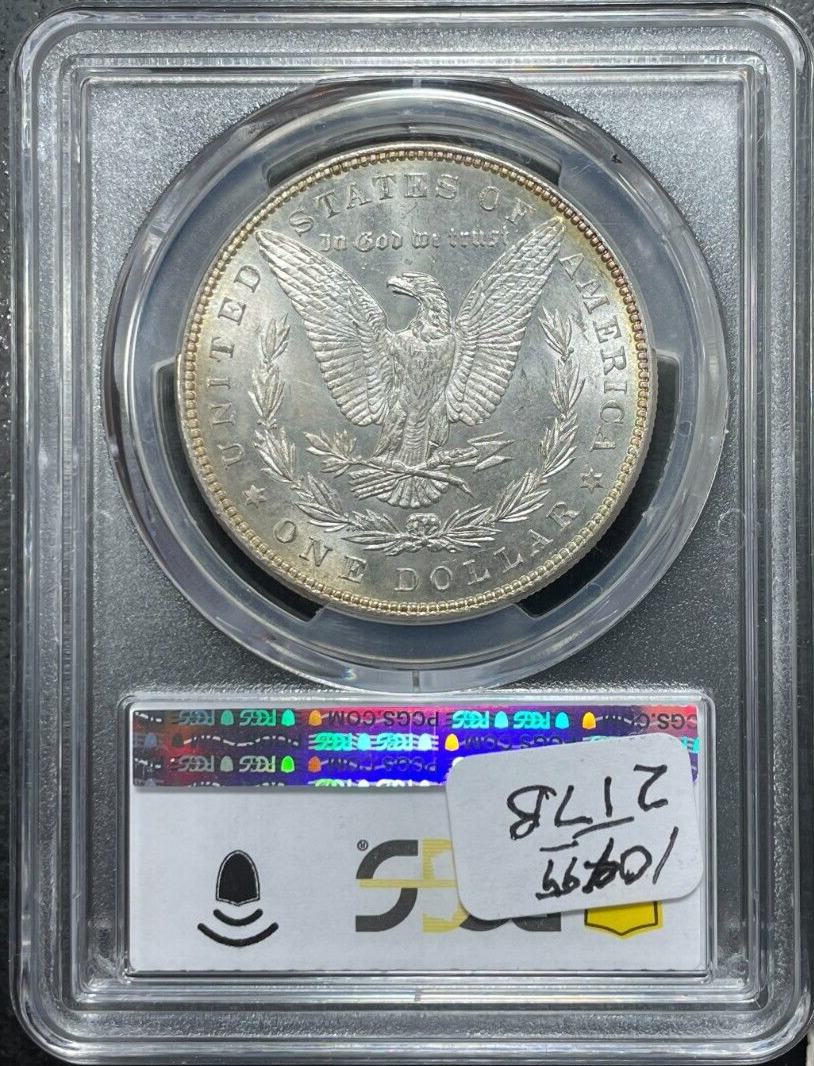 1887 MORGAN SILVER DOLLAR-PCGS MS 64 ~BEAUTIFUL COIN~REF#5276