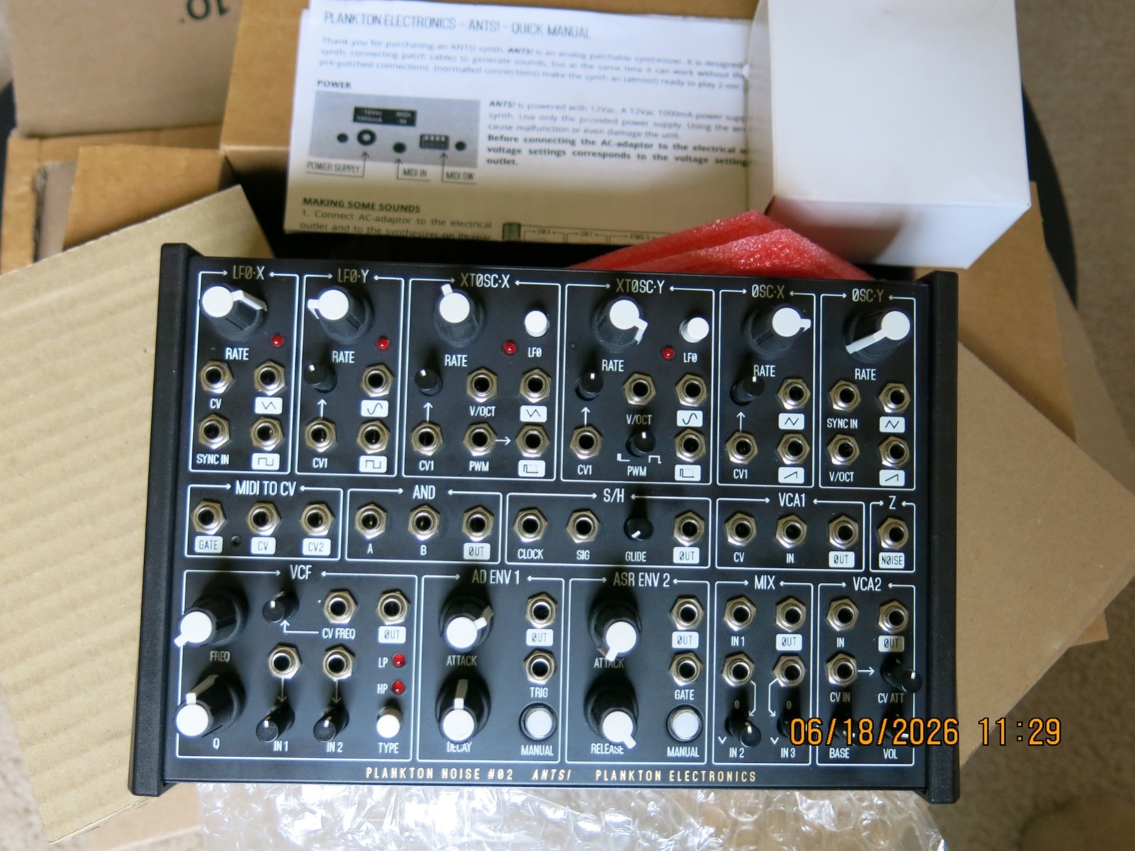 Plankton Electronics-Ants Synthesizer