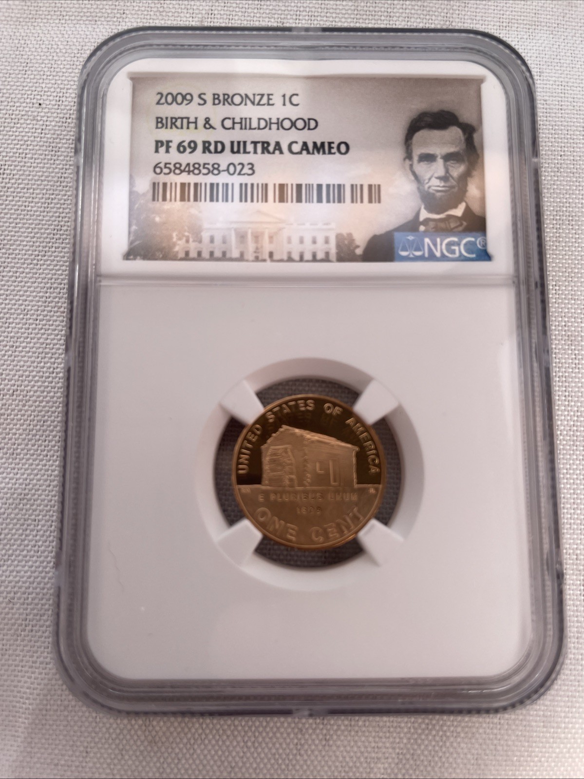 2009 S Bronze 1C Birth & Childhood NGC PF 69 RD Ultra Cameo