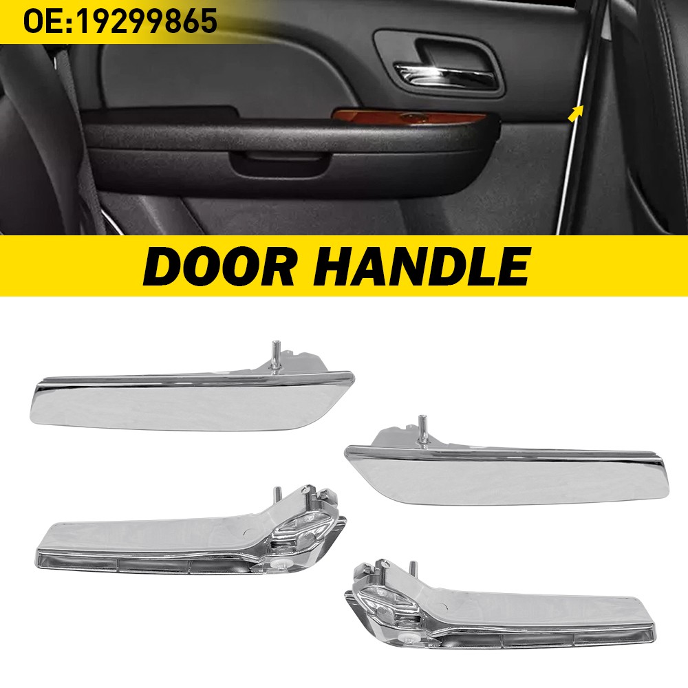 4x Interior Inner Inside Door Handle for 2007 08 09-14 GMC Yukon Chevy Tahoe EAH