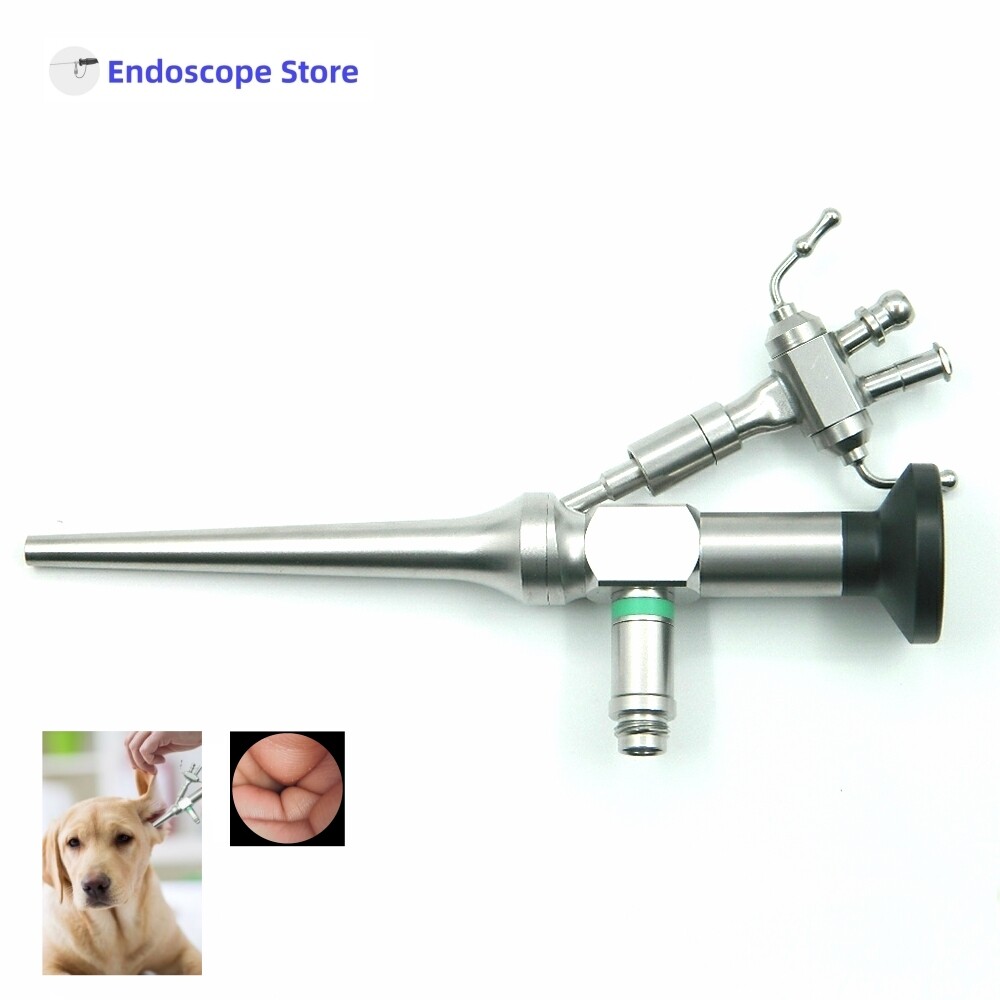 HD Veterinary Pets Dogs Cats Animal Ear Otoscope Endoscope Examination Surgery