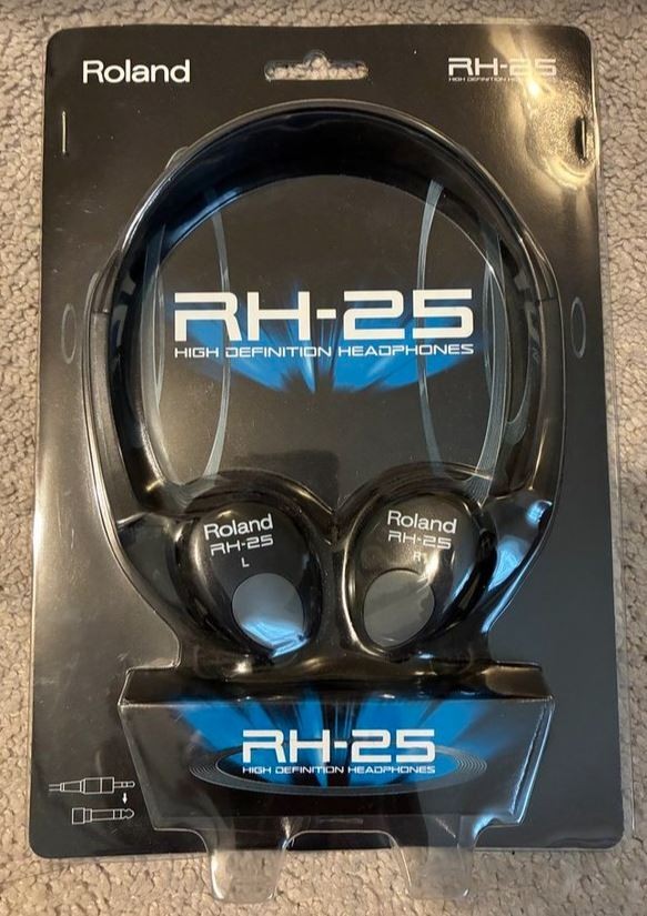 Roland RH‑25 High Definition Stereo Headphones – New Sealed