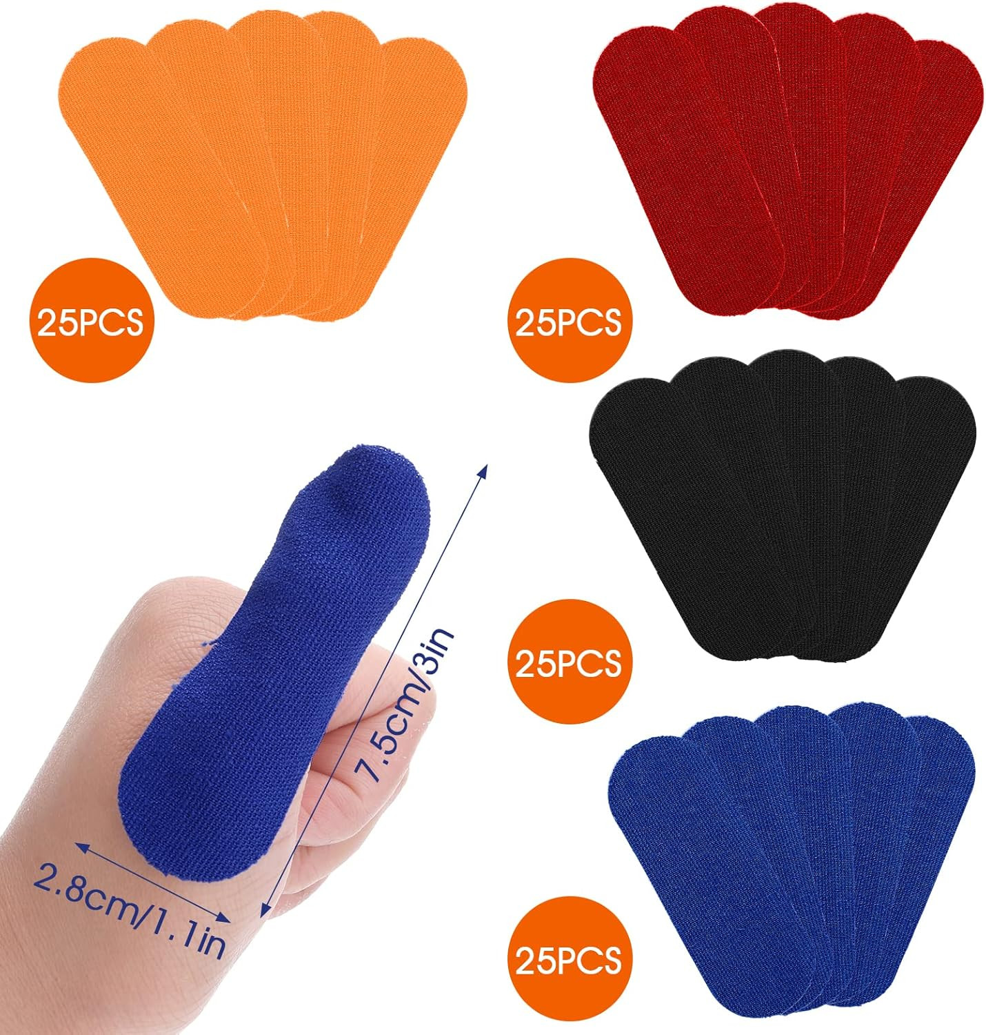 Prasacco 100 Pcs Bowling Tape Bowling Thumb Tape Bowling Finger Tape Bowling Fin
