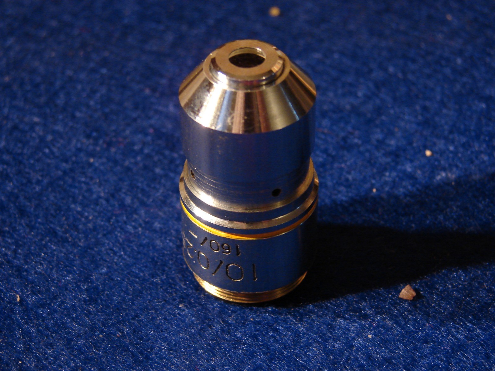 Microscope Objective in Excellent Condition, Unknown Manu, 10x 0.25 NA 180/-