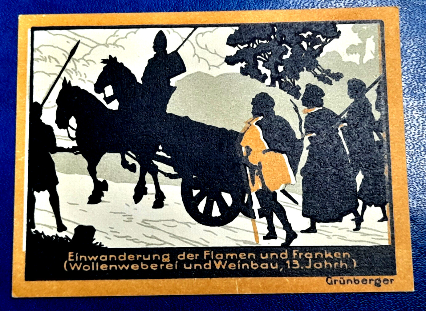 GRÜNBERG (ZIELONA GÓRA) NOTGELD 50 PFENNIG 1922 EMERGENCY MONEY GERMANY (31046)