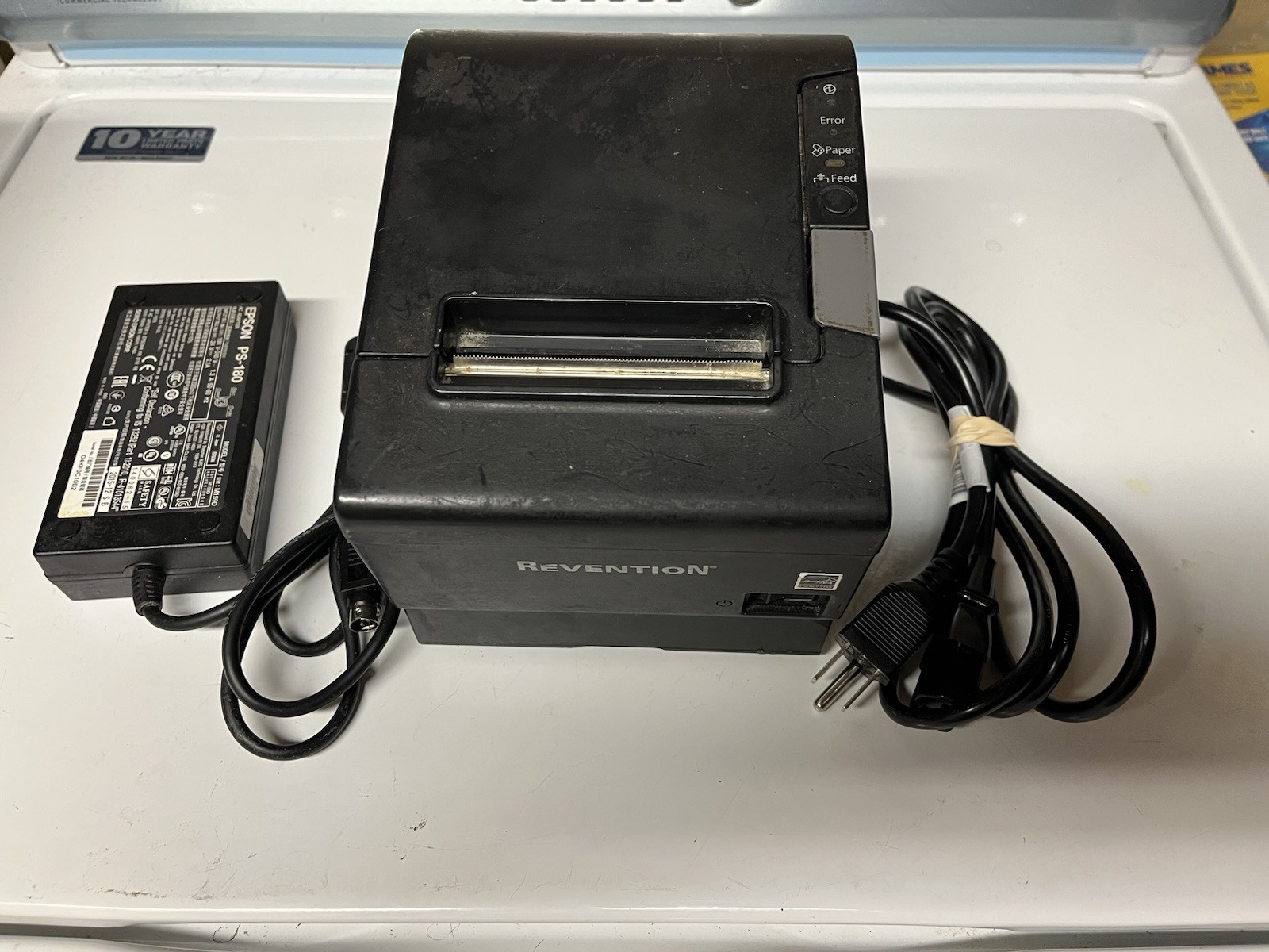 Epson TM-T88V Receipt Printer (M244A) Serial & USB Interface w/ power supply