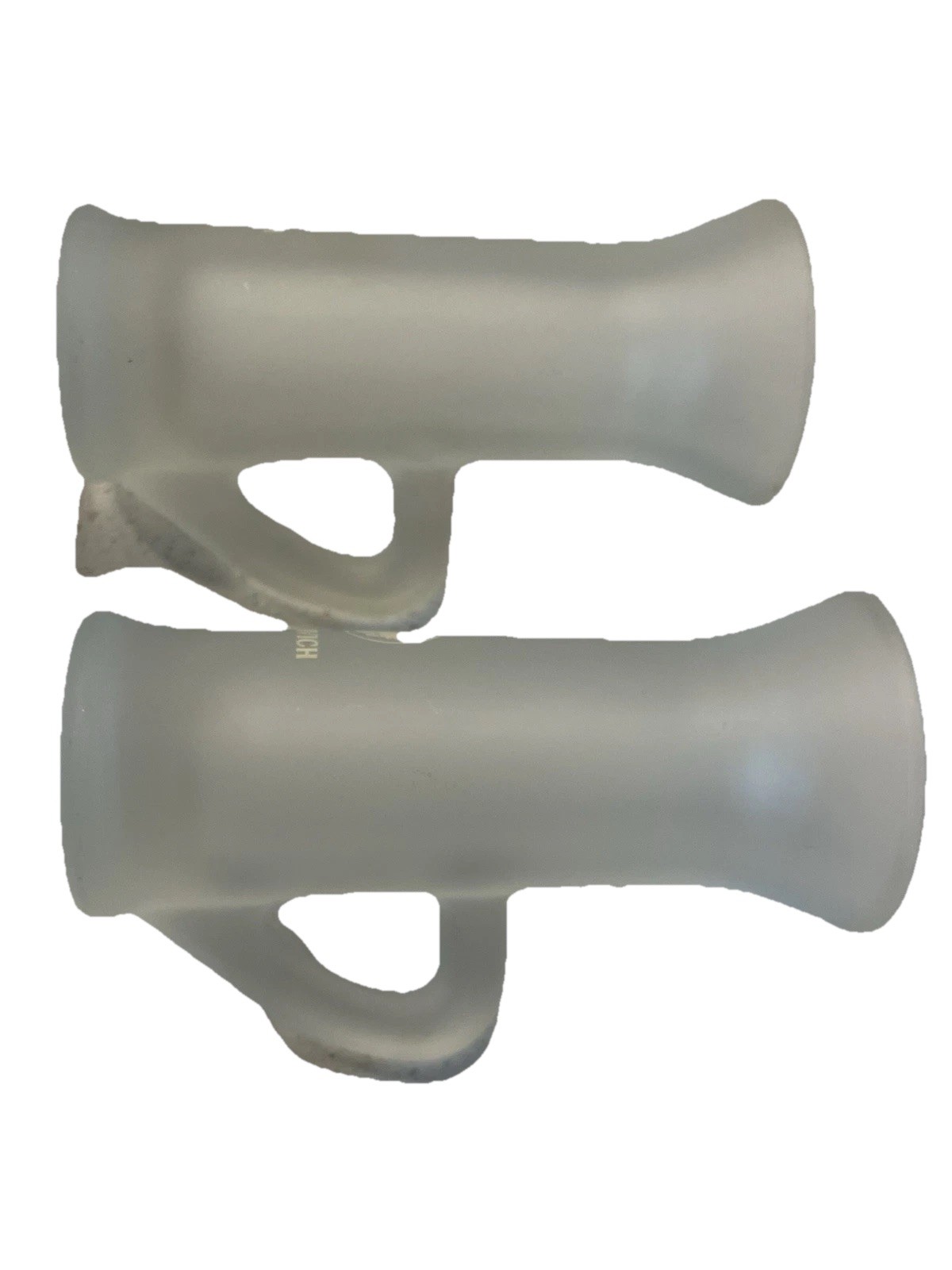 2  Keglevich Vodka Frosted Tall Shot Glasses