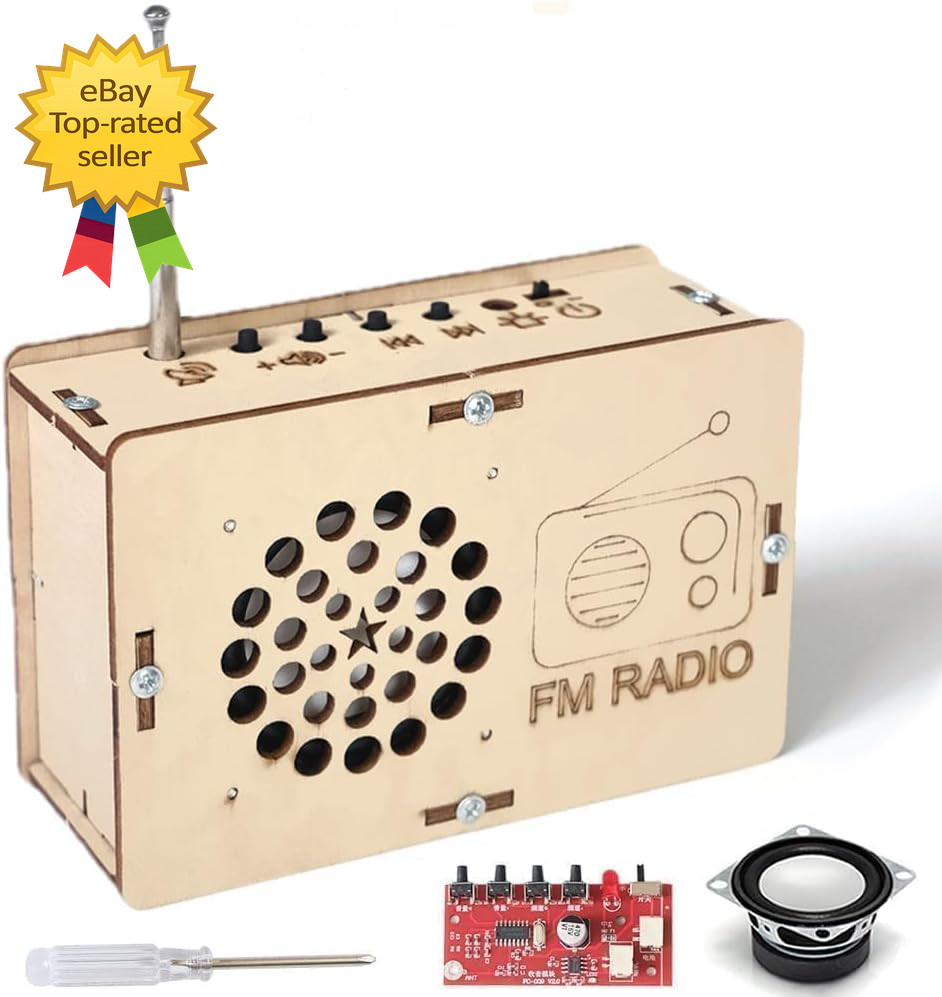 STEM Science Kit DIY Radio Building Electronics Project Toy for Kids LearningKit
