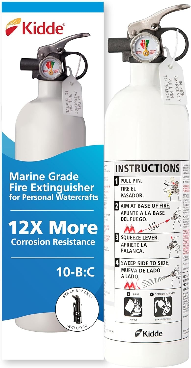 Mariner PWC Marine Fire Extinguisher for Boats, 5-B:C, 3.3 Lbs