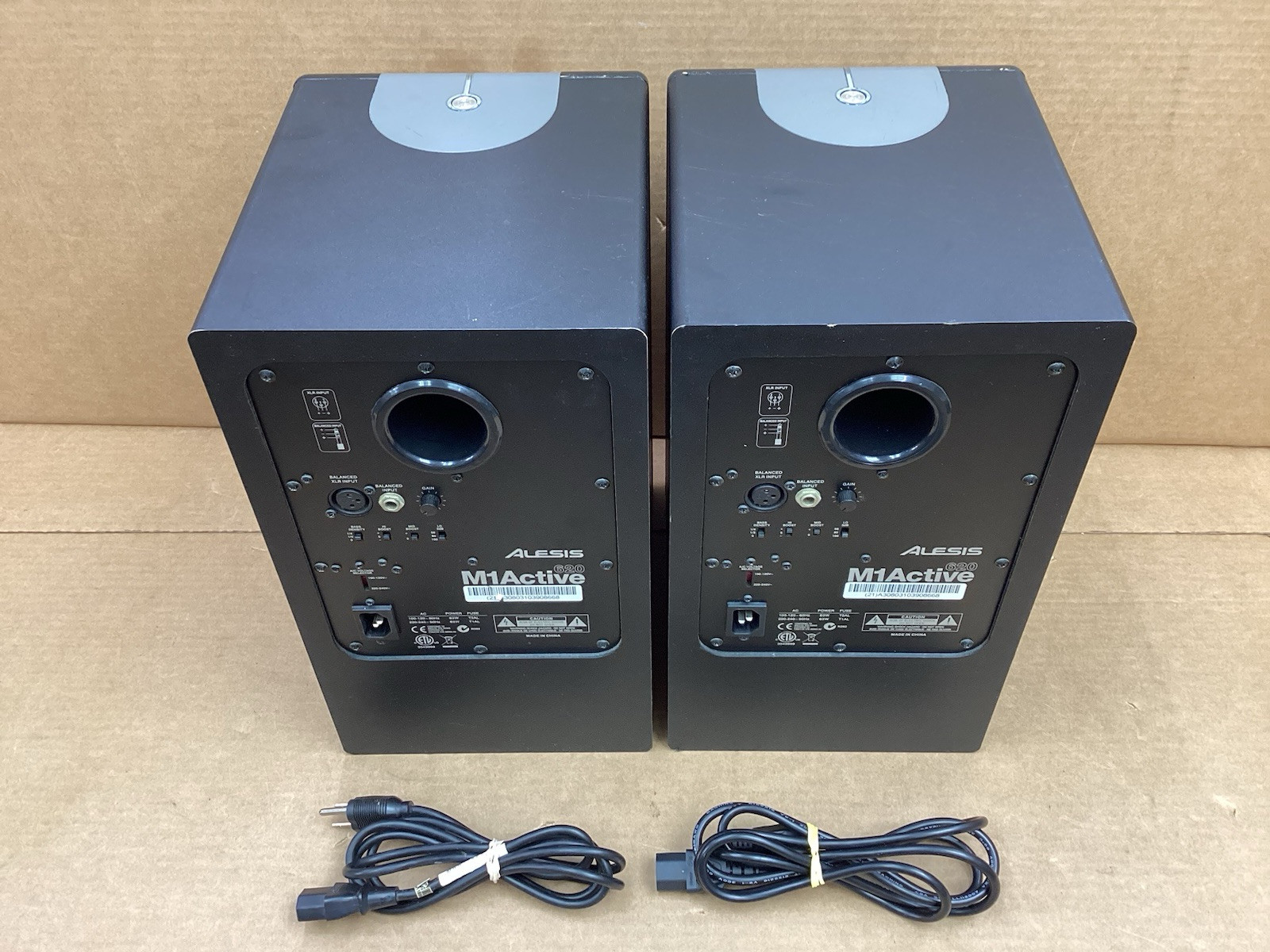(Pair) Alesis M1 Active 620 Powered Studio Monitor Speaker Tested