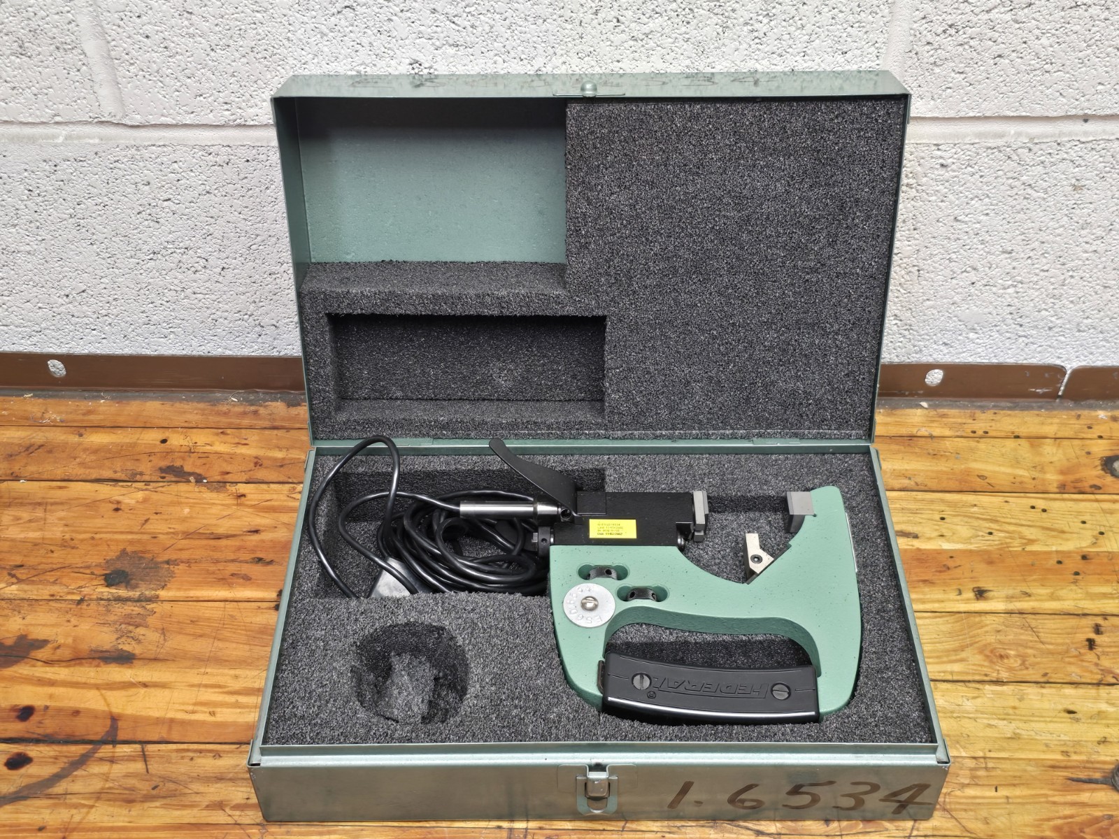 Federal 1-2" E300P-2 Snap Gauge Gage w/ EHE-1101 Head And Metal Case