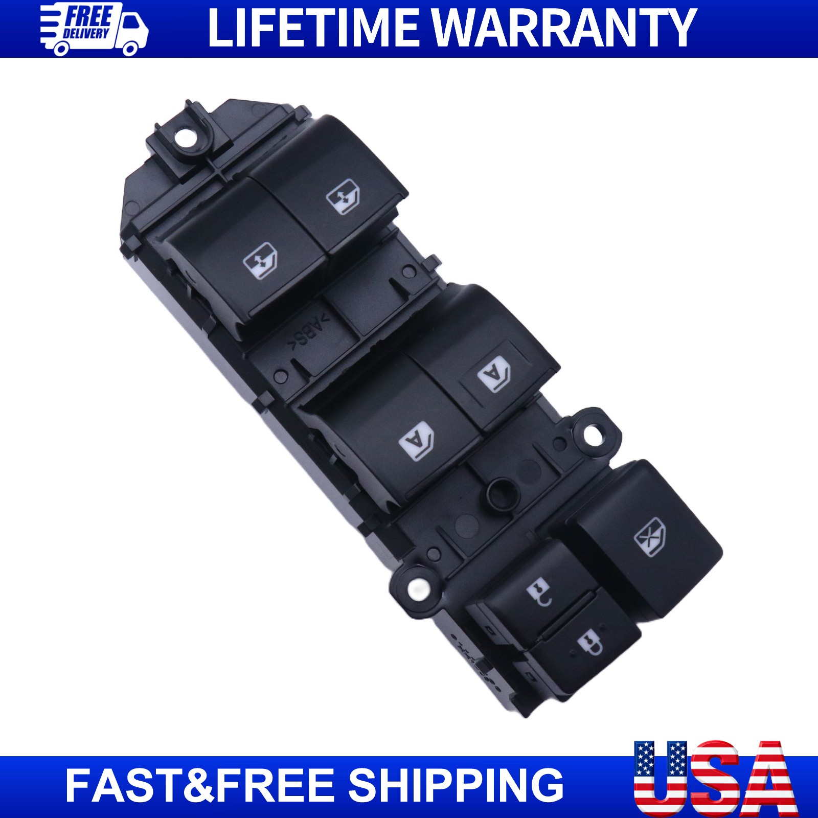 New Master Window Switch Fits For Toyota Tacoma 2016-2022 Left Front Driver Side