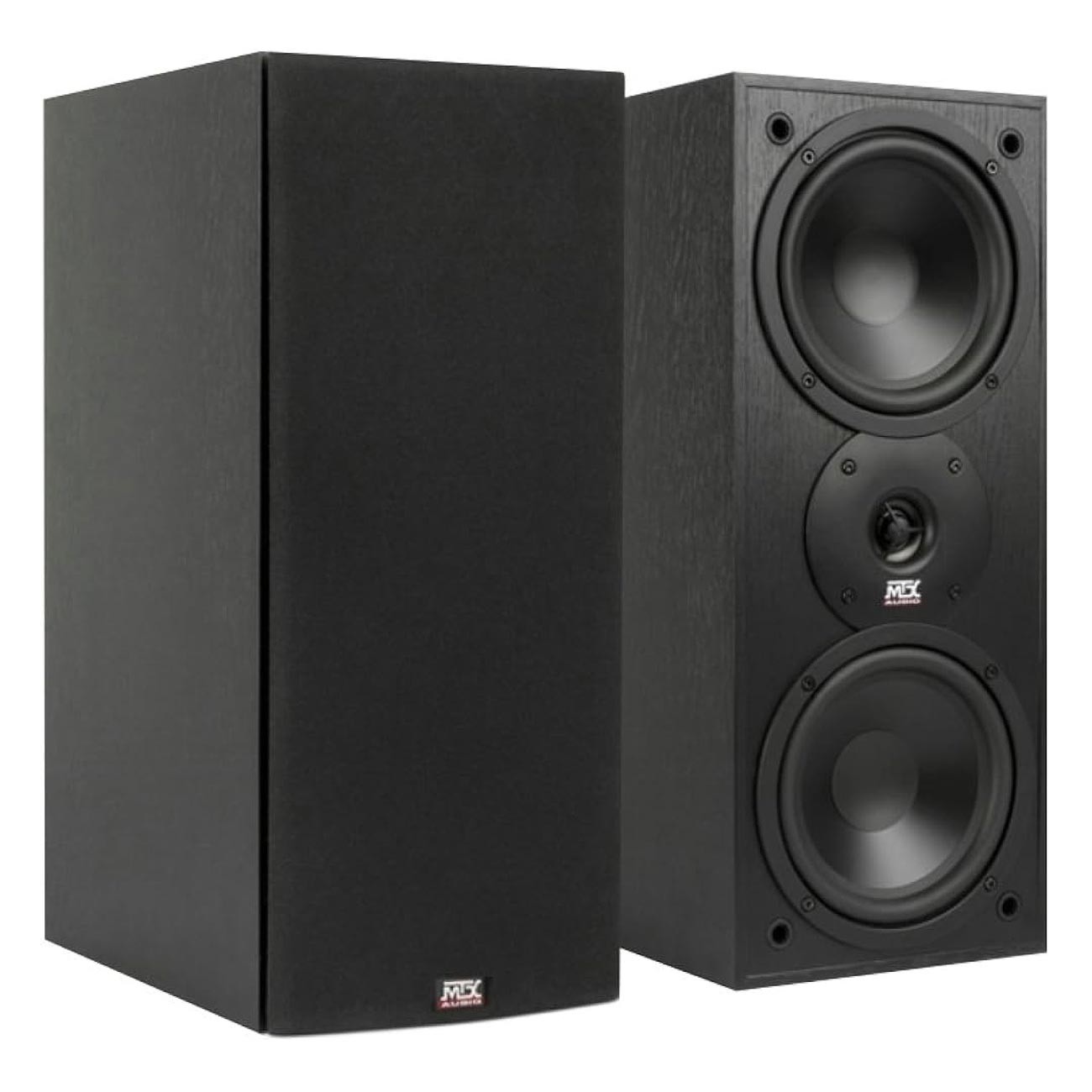 MTX Home MONITOR60I Dual 6.5" 2-Way Bookshelf Speaker, 100W RMS, 8 Ohm