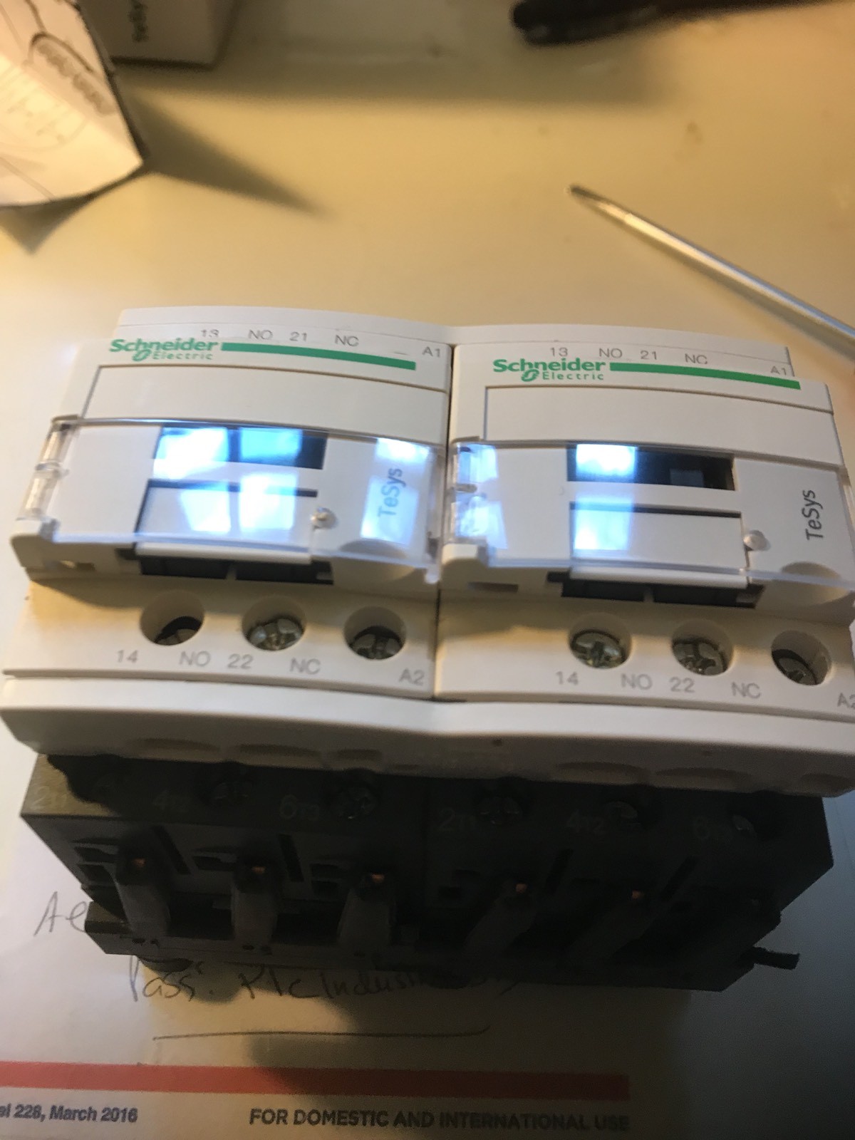 LC2D25B7——24Vac. Brand New   SCHNEIDER REVERSING CONTACTOR