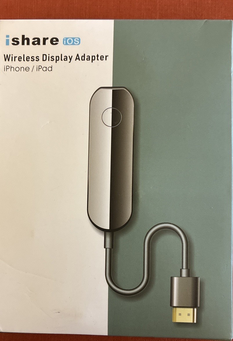 iShare iOS Wireless HDMI Display Adapter for iPhone, Streaming Mirroring Device