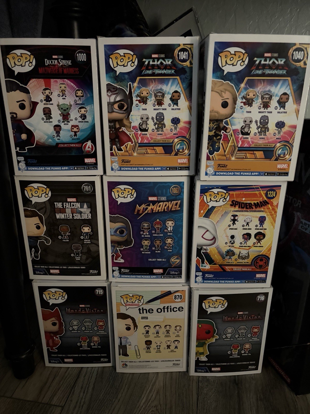 Funko Pop! Marvel 8-Pack Mixed Lot Vinyl Figures Exclusive Unopened