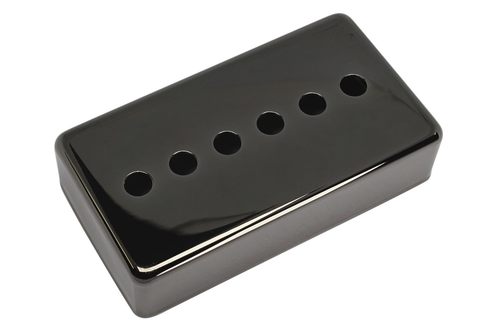 49mm Center Hole Single Coil Humbucker Size Pickup Cover - Black Chrome