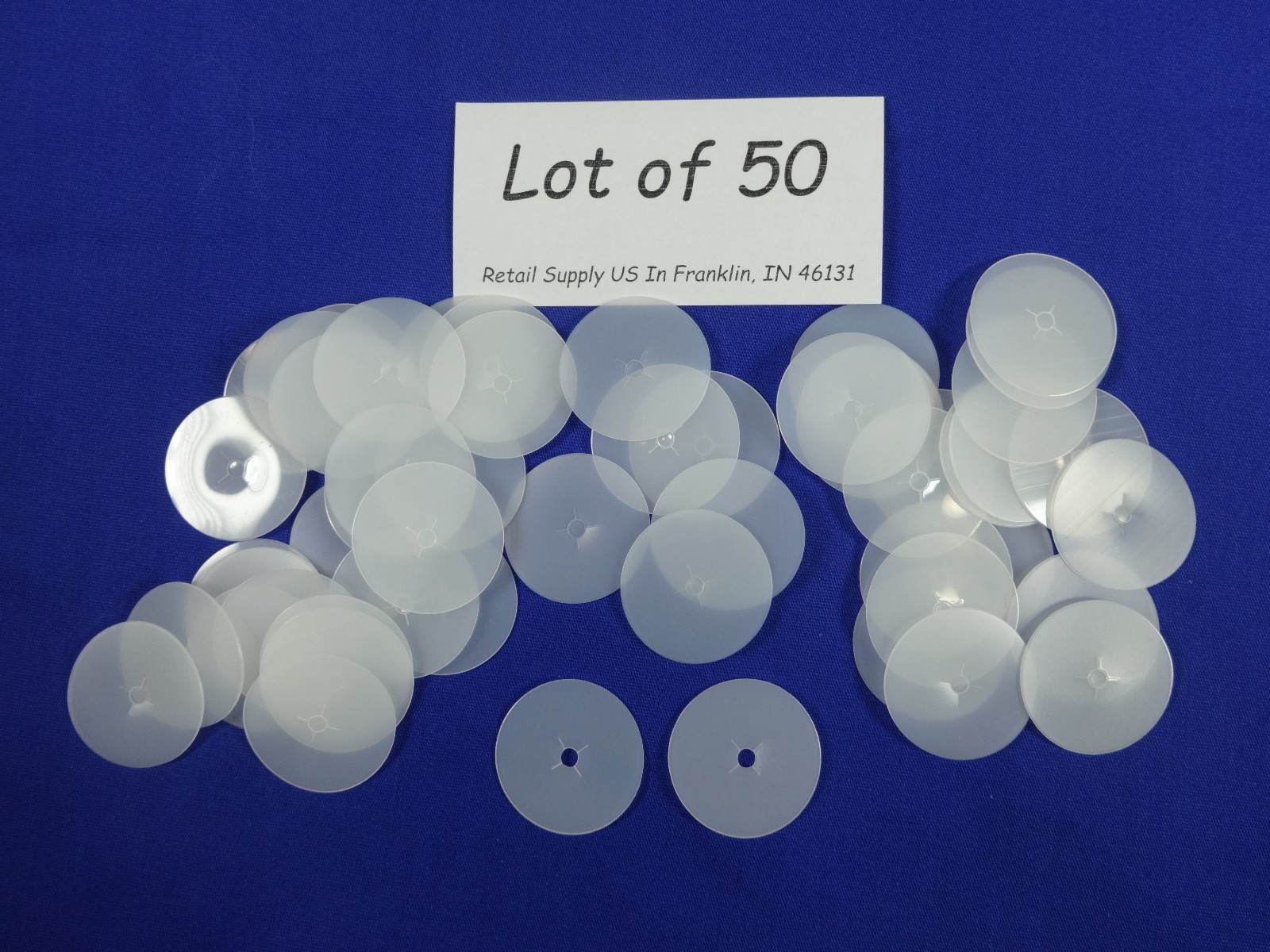 Qty. 50 Inventory Control Product Stop Peg Hook Shelf Management Wire Grid