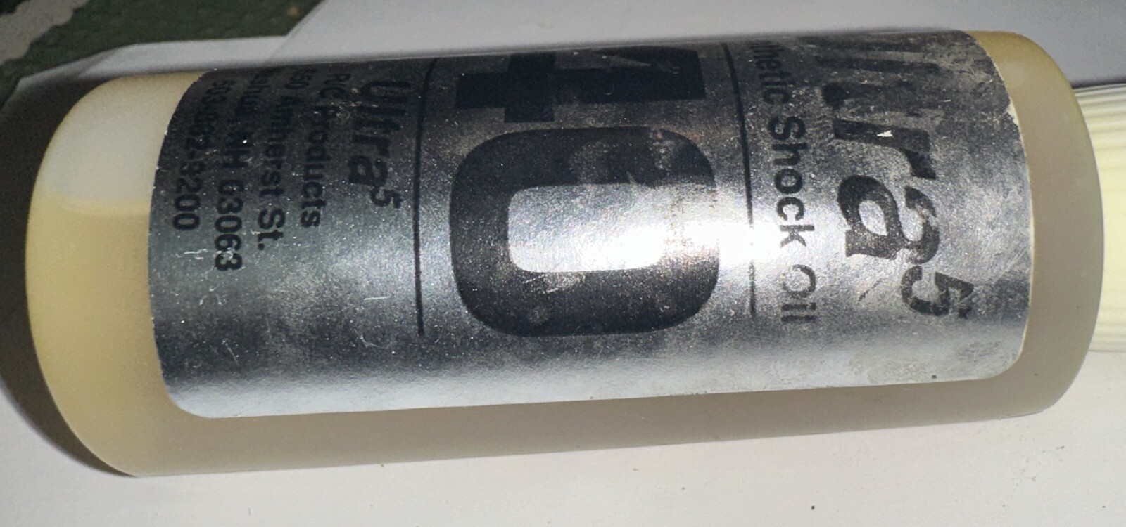 Ultra5 40 WT Synthetic Shock Oil 2oz New Vintage RC Car