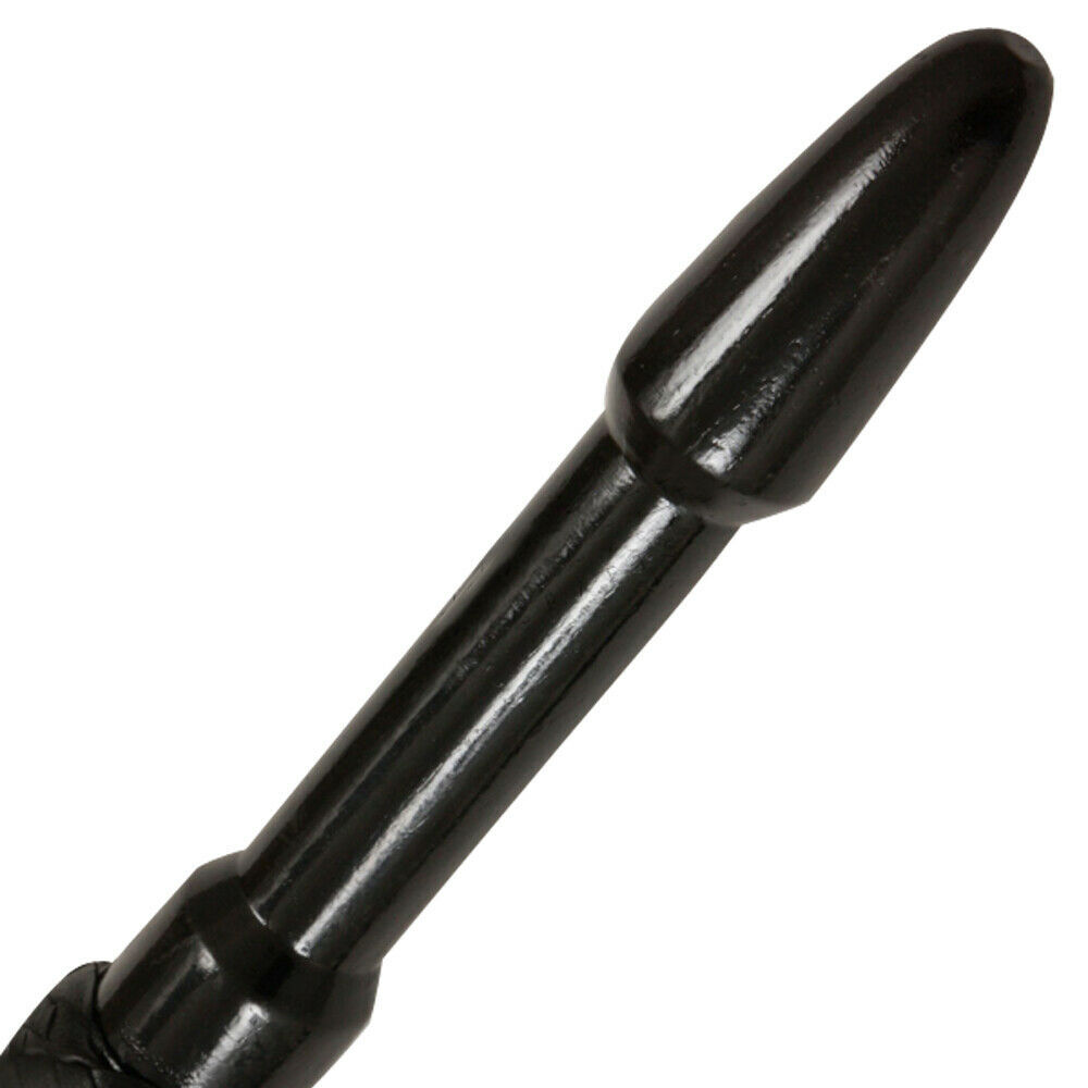 Genuine Cow Hide Leather Flogger 25 Tails with Solid Wooden Handle Whip Handmade