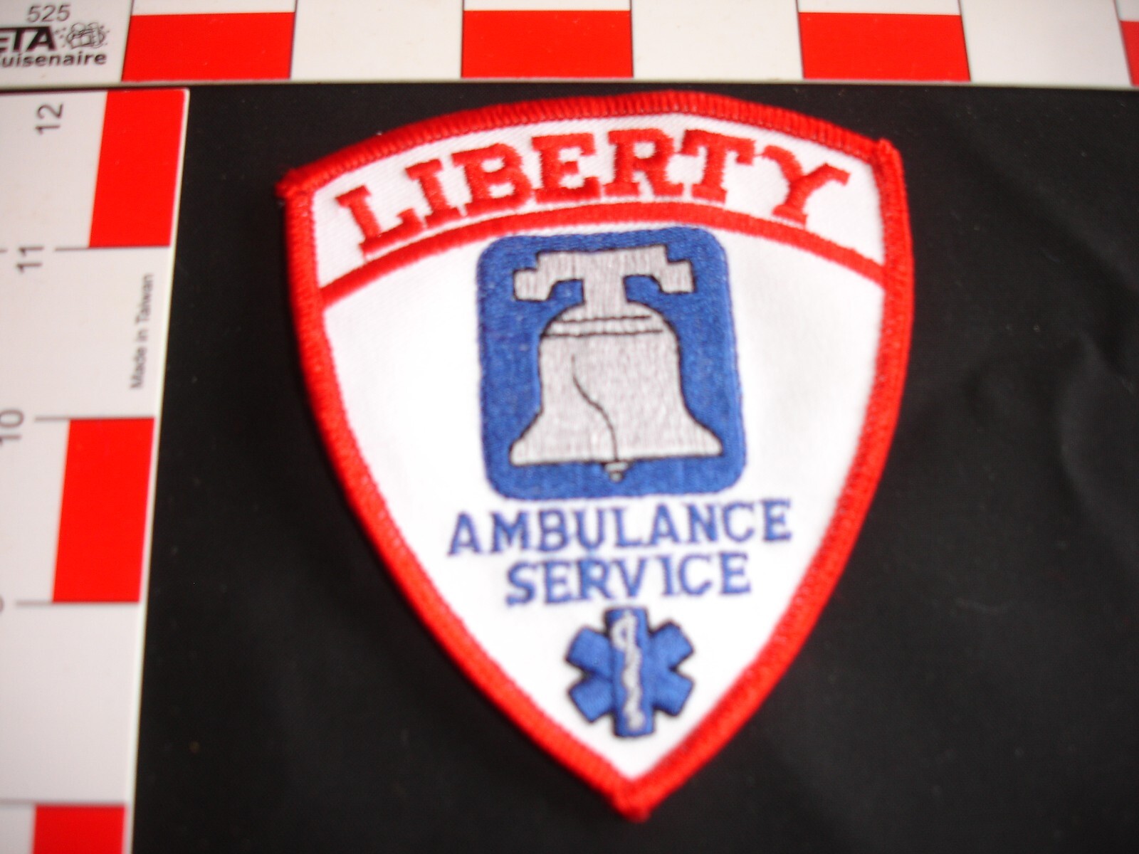 firefighter fire fighting related EMS Ambulance vintage patch
